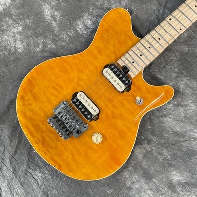 Custom Music Man n Signature Amber Quilt Top Electric Guitar | eBay