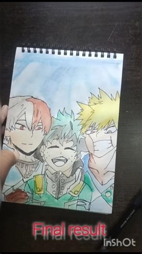 My hero academia drawing #shorts #drawing