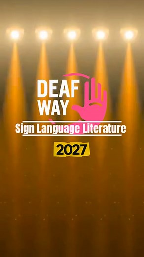 3.1K views · 2.8K reactions |  Exciting news! Tabitha Jacques, Arts, Culture, and Experience Director, proudly announces the new theme for Deaf Way 2027: SIGN LANGUAGE LITERATURE! Stay tuned for more details coming soon! ✨ #DWSLL | DeafWay Festival | Facebook