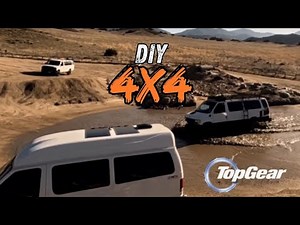 Ford Econoline DIY 4x4 4wd conversion | Offroading & Overlanding/camping in vans Top Gear tribute