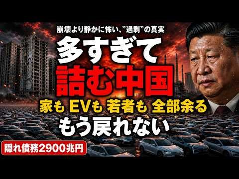 【衝撃】中国経済が崩れ続ける本当の理由…家もEVも若者も"溢れすぎた国"の末路