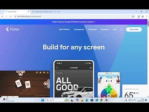 Installing Flutter (Windows)