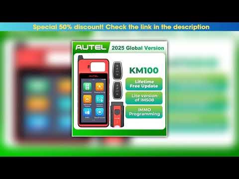 Editor’s Choice Autel KM100 KM100X KM100E Universal Smart Fob Programmer Key Programmer V200 Univer