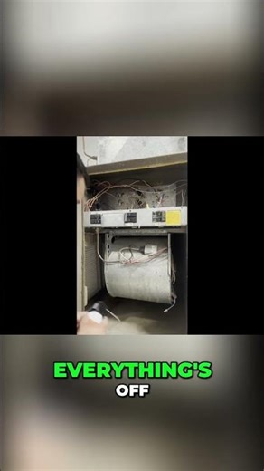 Clean Your Furnace Fan Motor: Quick DIY with Compressed Air! #shorts