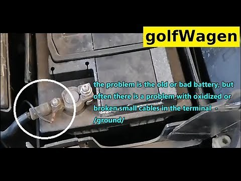 VW fault code 01598 battery problem