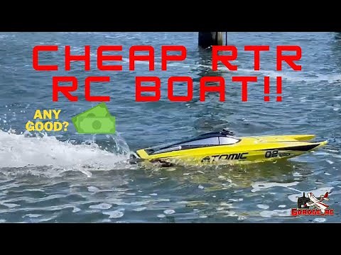 CHEAP RC brushless Race Boat !! RTR Volantex ATOMIC