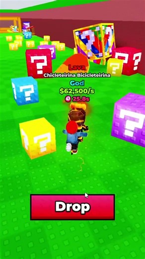 Lucky Block Fight for GOD Item in Roblox 🔥👑 #shorts #roblox #robloxshorts #stumbleguys #viral