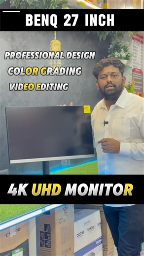 BenQ PD2706U 4K Professional Monitor for Design and Video Editing