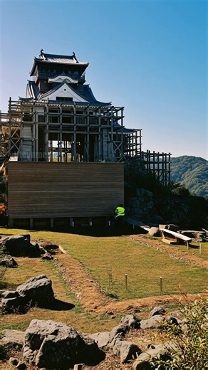 Futuristic Samurai Castle Build in Kyoto! #construction #japan #castle | Vu Tips & Tricks