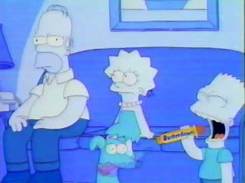 Butterfinger Candy Bar (1993) Television Commercial - The Simpsons