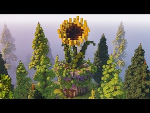 A Flower Pot House 🪴 | Minecraft Tutorial (Intermediate)
