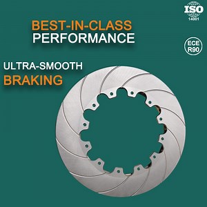 [Hot Item] Emark Front Rear Drilled & Slotted Brake Disc for Gwm Poer 2024