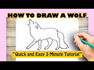 How to Draw A WOLF EASY STEP BY STEP