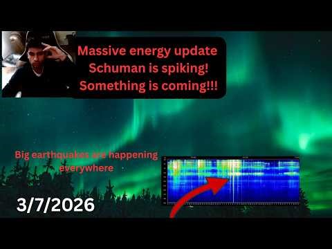 The Schumann resonance is spiking!