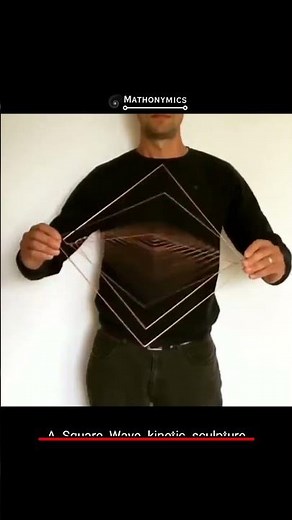 Square Wave kinetic sculpture - Fibonacci Sequence #fibonacci #sequence #patterns