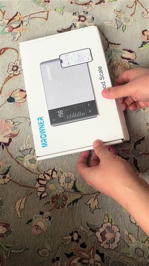 MrOwner Bluetooth-Küchenwaage mit App - Digitale Lebensmittelwaage in Edelstahl, Präzise Messung in g/ml/oz, Nährwertanzeige, 5kg Kapazität, Ideal für Gesundes Essen, Diät & Kochen#TikTokShop #Damen #NatürlichSchön #liblings #Biotin5000