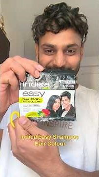 Not everything can be done in 10 minutes — but hair colouring can! #indicaeasyhaircolourshampoo #ad