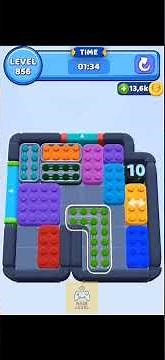 Color Block Jam Level 856 Solution Walktrough
