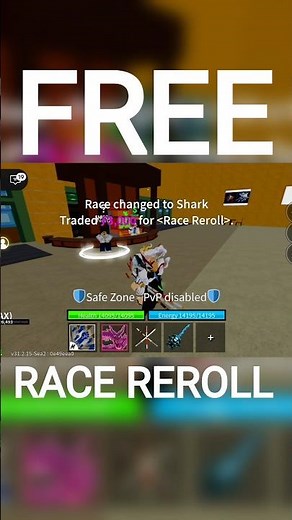 How to Find TORT & Reroll Your Race FOR FREE ! 😱 Blox Fruits #bloxfruits #roblox