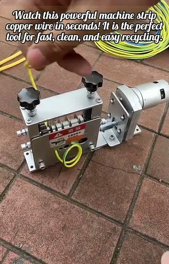 Automatic Wire Stripper Machine Demo