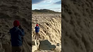 Welcome to Dettifoss in Iceland, the second most powerful waterfall in Europe 🇮🇸