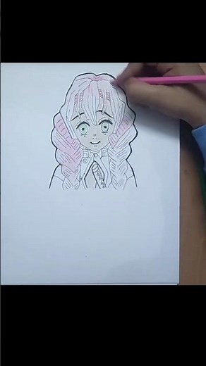 How To Draw Mitsuri Kanroji | Step By Step | Demon Slayer I Hr Art Studio I #drawing #animeart #art