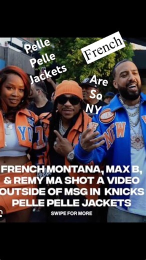 PELLE PELLE JACKETS SO NEW YORK REMY FRENCH WEARING DANIELS LEATHER CELEBRATE KNICKS WIN #pellepelle