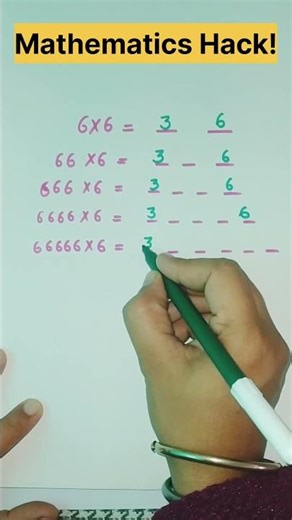 Mathematics Hack! crazy math hack. #mathshorts #mathtricks #youtubeshorts #shorts #tricks