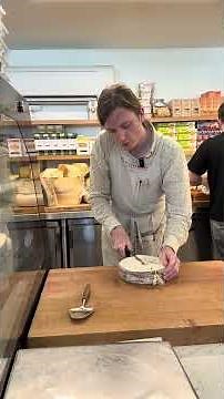 A cheese wrapped in Bark! #food #cheese