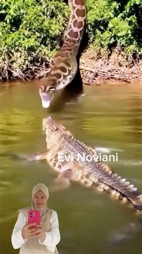 Crocodile vs Python – A Brutal River Battle You Won’t Believe! 😱🐊🐍