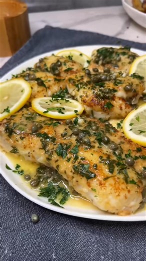 Pan Seared Cod Piccata Recipe #recipevideo | Nasi food | Facebook