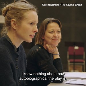 We sent Nicola Walker and The Corn is Green team to explore an old mine in Wales 😊🏴󠁧󠁢󠁷󠁬󠁳󠁿 | National Theatre