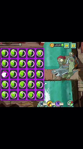 PvZ2 Plants Food abilities: Random Plants vs Pirate Sea Gargantuar #pvz #pvz2 #pvz2gameplay ##pvzfusion #trending