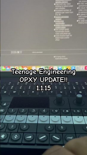 Teenage Engineering OP-XY OS 1.1.15 Update!! #teenageengineering #dawless #opxy