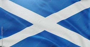 scotland country flag background animation fluttering