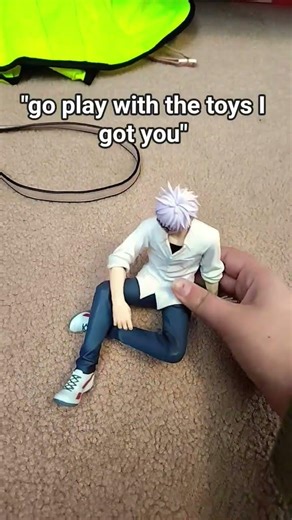 "go play with the toys I got you"