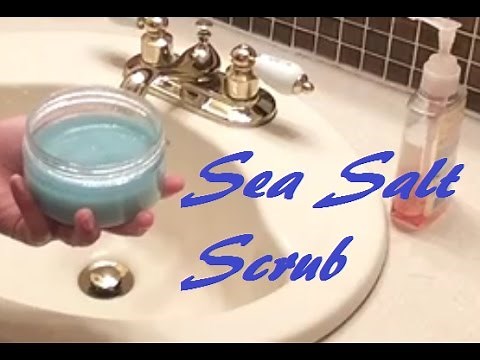 How to make Sea Salt Scrub EASY!