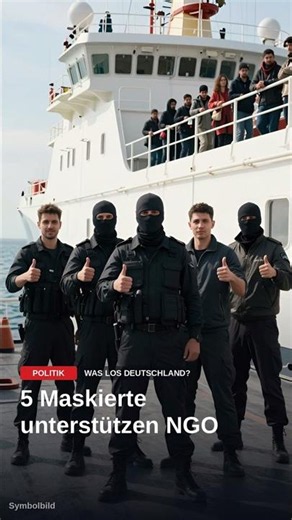 Maskierte Männer übergeben 90 Migranten ohne Notruf an Sea-Watch Schiff