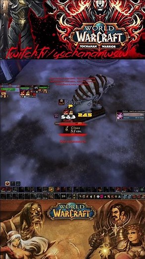 World of Warcraft | Warrior vs Affliction Warlock edit #worldofwarcraft #gaming #warcraft