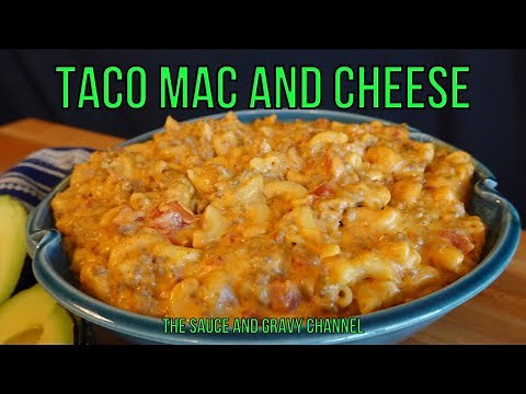 Taco Mac and Cheese | Mac and Cheese Recipe | Mac and Cheese Casserole | Super Bowl Snack