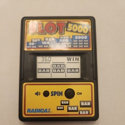 SLOT 5000 - Radica Handheld Game Model 570 - Classic Slot Machine Game, Working | eBay