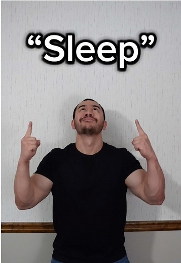 Learn ASL Sign for 'Sleep'