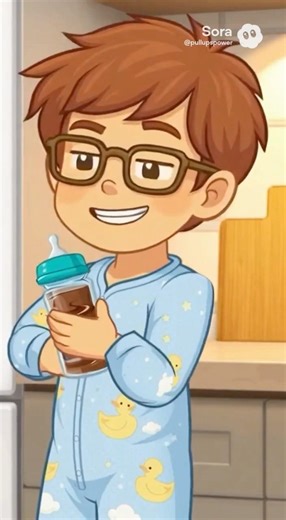 Chocolate milk in my bottle