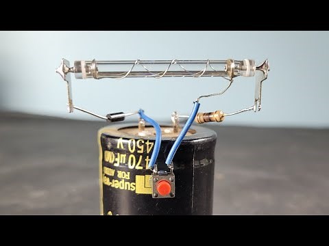 How to Make Xenon Flash Lamp || Xenon Flash