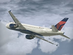 FSX HD Project Airbus 320 DELTA 2453 New York LaGuardia to Key West Full Flight Passenger Wing View