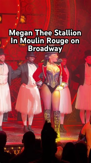 And this is why I love living in NYC! Seeing Megan Thee Stallion in Moulin Rouge was everything!