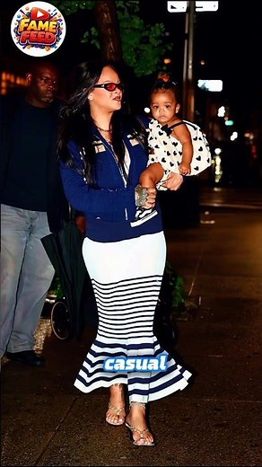 Rihanna Enjoys a Sweet Family Walk with Her Kids in NYC! ❤️👶