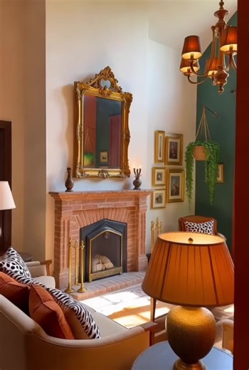 Beautiful modern Bohemian/African style living room. #fypシ #homedecor #livingroom #furniture #boho