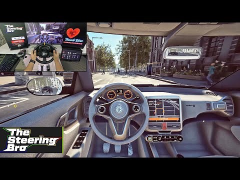Taxi Life A City Driving Simulator - Realistic Uber Taxi Job | Thrustmaster TX Steering Wheel Game