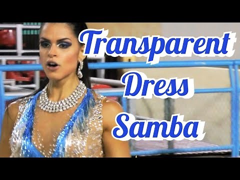 🔥TRANSPARENT DRESS for samba dance (Exclusive)!!